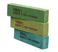 3PCS Guitar Fret Erasers, String Polishing Abrasive Rubber Blocks for Guitars Rusty Removal Frets Polish Tools Kit for Electric, Folk, and Classical Guitars