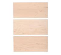 3Pcs Guitar Head Veneer Plate, Maple Shell Sheet Headplate DIY Tool Replacement Part for Luthiers