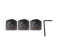 3Pcs Guitar Knobs, Electric Guitar Knob Volume Tone Control Knobs with Allen Keys Screws for Guitar Bass Replacement Parts(black)