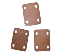 3Pcs Guitar Neck Plate Guitar Neck Shims Set for Guitarist Guitar Masters