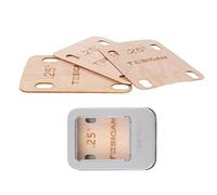3pcs Guitar Neck Shims Shim Made of Canada Solid Maple Wooden, For Bolt-on Neck Bolts, Shaped 0.25 Degree (3pcs 0.25 Degree)