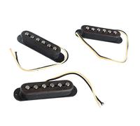 3Pcs Guitar Pickup Metal Wood 6 String Pickup Replacement for Electric Acoustic Guitar, for Long Term Use and Replacements (Rosewood)