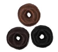 3Pcs Hair Bun Holder Scrunchies Messy Bun Hairpiece Donuts for Volume Fullness Natural Look Hair Accessories for Quick Easy Styling