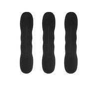 3Pcs Hair Bun Maker Tools, Magic Bun Wraps Hair Styling Donut Twisters Roll Clips, Ponytail French Hair Styling Accessories for Women (Black)