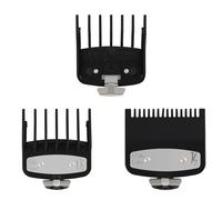 3PCS Hair Clipper Guards, Premium Cutting Guide Combs Set, Premium Clipper Guards with Secure-Fit Technology for Precision Hair Cutting, Smooth Glide Hair Clipper Guards for Barber and Home Use