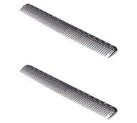 3pcs Hair Comb Hair Tools Double Side Haircut Comb Double Sided (Blackx2pcs mediumx2pcs)
