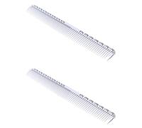 3pcs Hair Comb Hair Tools Double Side Haircut Comb Double Sided (Silverx2pcs mediumx2pcs)