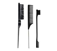 3Pcs Hair Combs Set Teasing Hair Brushes Rat Tail Combs Tool For Women Back Brushing Combing Slicking Hair