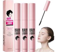 3Pcs Hair Finishing Stick,15ml Fly Away Hair Stick,Hair Mascara for Flyaway Hair,Hair Tamer Shaping Gel MoisturizingHair Gel & Wax Stick for Frizz Control,Not-Greasy Hair Tamer for Smooth Styling