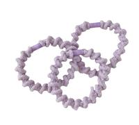 3pcs Hair Rope Multicolor Rubber Bands Sweet Cute Accessories Hairbands Woman Women Headdress Soft Ornament Light Purple