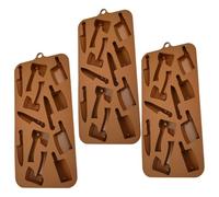 3Pcs Halloween Chocolate Molds, Knife and Axe Shaped Silicone Chocolate Mold for Halloween Decoration Cupcake Decor