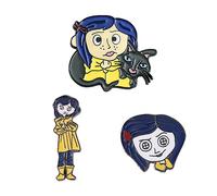 3PCS Halloween Horror Pins, Zinc Alloy Pin for Women, Men