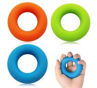 3PCS Hand Grips Strengthener Safe and Reliable No Bad Smell Hand Exerciser Grip Strengthener Smooth and Handy Hand Grip Strengthener Rings for Finger Strengtheners and Rock Climbing