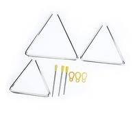 3Pcs Hand Percus ment Set, Musical r and Adults, 6in 7in 8in Metal Percus 3 s and s, l