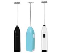 3Pcs Handheld Electric Epoxy Resin Stirrer Battery Operated Mixer Blender Stainless Steel Egg Milk Frother Coffee Foamer Kitchen Baking Tool Mixer for Powdered Shakes
