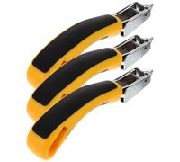 3pcs Handheld Nail Lifter Staple Removing Tool for Upholstery Work | Plastic and Stainless Steel Build, Quick Fastener Removal, Polished Edges and Smooth Surface, for Carpet Layers