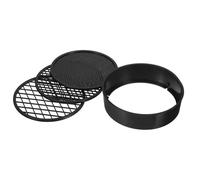 3pcs Handheld Plastic Soil Sieve 10cm Three Aperture Sizes