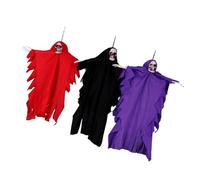 3pcs Hanging Specter Skull Specter Ornament Halloween Skeletons Specters For Haunts House Decorations Halloween Skeletons Hanging Ornament For Party Decoration