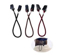 3Pcs Hat Retainer Clips Windproof Fishing Caps Straps Retainer Keeper for Outdoor Camping Travel Golfing Boating Sailing Hiking Climbing Running Glasses Chain Neck Strap Anti-Lost Tool Easy to Remove