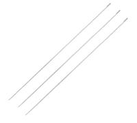3Pcs Hawaiian Lei Needle for Leis Making, 14 Inch Large Eye Sweing Long Needle for Flower Lei Making Lei Needle to Make Hawaiian Lei for Graduation Wedding Birthday Party, Dia 1.2 mm, LXLVOUEG