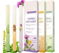 3PCS He/rbal Diffuser Pen,he/rbal Aromatherapy Diffuser Pen Inhaler for Breathing,Stop Sm/oking Inhaler,Portable Essential Oil Pen for Sleep& Oral Fresh&Health,Lung Cleansing & Breathing Improvement
