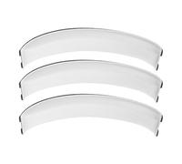 3PCS Headphone Headband Pad Soft Protein Leather DIY Headphone Head Cushion (Gray)