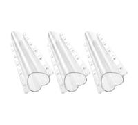 3pcs Heart Shaped Cucumber Mold PC Lightweight Plant Shaper | Compact Flexible Design, Sunlight Resistant Shell, Easy State Viewing, for Cucumber Growth and Garden Use