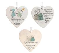 3Pcs Heart Shaped Sea Glass Friendship Decor, Sea Glass Christmas Tree Ornaments A Heart for Christmas Love Heart Ornament for Holiday Decor Friendship Gifts for Women Seas Glasses Keepsake Decoration
