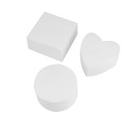 3pcs Heart Square Cake Molds Plastic for Decorating Practice Displays