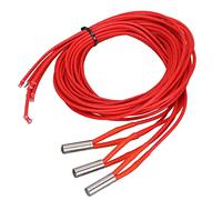 3Pcs Heating Rods 24V 40W High Temperature Resistant Ceramic Cartridge Heater Tubes for 3D Printer Hot End Extruder Heating Red 6x20mm