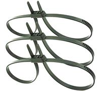 3pcs Heavy Duty Disposable Zip Tie Handcuffs, Plastic Double Locking Zip Ties Restraints Very Thick,Flex Cuff Disposable Handcuffs zip tie Restraint Survival，Tensile Strength: 250LBS, Length: 270cm.