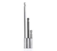 3PCS Heavy Duty Magnetic BIT Holder Extension BAR for Electric Screwdrivers Drills and BITS Made of Carbon Steel and Vanadium Steel in 6CM 10CM 15CM Lengths