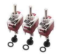 3pcs Heavy Duty Rocker Latching Toggle Switch 15A 250V 20A 125V DPST 4 Pin ON/Off Switch Switches