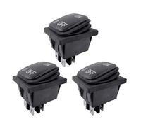 3pcs Heavy Duty Rocker Switches Quick Open Mechanism Strong Waterproof Switchs Assembly Upgrades for Marine Applications Waterproof Electrical Switchs
