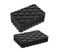 3pcs Heavy Duty Rubber Jack Stand Pads - RV Stabilizer Blocks for Trailer Camper & Vehicle Maintenance - Non-Slip Lift Pads for Safe Jacking