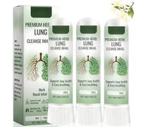3PCS Herb/al Lung Nasal Inh/aler Stick,NAT/Ural Lung Cleansing Spray,Lung Cleanse Nasal Spray,Refreshing Nose Inh/aler for Easy Breathe,Inh/aler Nasal Stick,Lung Cleansing Inh/aler for Breathing