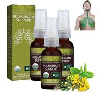 3pcs Herbal Lung Cleansing Spray, Lung Health Supplement, Clears Lungs Of Waste And Mucus, Promotes Lung Health