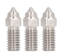 3Pcs High Flow Stainless Steel 0.4mm 3D Printer Nozzles Fit 1.75mm Filament Replacement Print Head Tips Compatible with Neptune 4 / Neptune 4 Pro