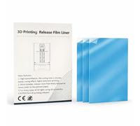 3PCS High-Speed ACF Release Film for Resin 3D Printers | Clear Non-Stick ACF Sheet | Replacement for SLA, DLP, MSLA | Compatible with Anycubic, Elegoo, Phrozen,... | 290×210×0.15mm