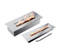 3pcs High Temp Calcium Magnesium Silicate Fireplace Blanket, Ceramic Fibre Insulation for Firebox and Bioethanol Gel Burners(30×10×1CM)