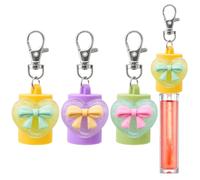 3PCS Holder for Lip Gloss Summer Fridays, Lip Balm Keychain 0.5 oz
