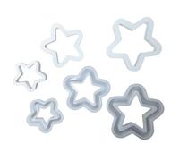 3Pcs Hollow Out Star Molds Star Shaped Silicone Molds for Room Decorations Multiple Use