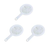 3pcs Honey Brew Strainingg Bags Reusable, Yogurt Strainer with Handle, Jelly Bag for Jam Making, Fine Mesh Strainer Juicing Bags for Cider Making Hops Grains Cider Nut Milk