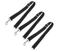 3pcs Horse Water Bucket Strap Adjustable Nylon Hanger for Stalls | Black Nylon, Quick Setup Hanging Rope, Multi Purpose Use for Buckets and Lead Ropes in Barns