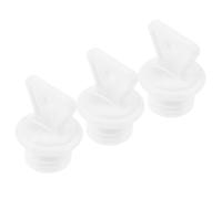 3pcs Hot Water Bag Stopper, White PP Sealing Plug for Winter Season | Universal-fit Cap, Precise Threading, Easy Install and Remove, Travel-friendly Spare for Standard-neck Hot Water Bottles