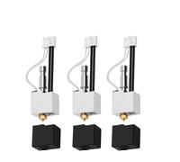3pcs Hotend End Kit Compatible with Anycubic Kobra, Brass Nozzle for S1/S1 Combo 3D Printer,100K Thermistor, Heating Rod, High-Speed Printing