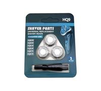 3pcs HQ9 Stainless Steel Replacement Razor Heads Fit,Compatible for Philips,Compatible for Norelco, HQ9190 HQ9199 PT920 HQ8253 HQ8260 HQ8261 HQ8155 HQ8172