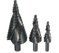 3PCS HSS Cobalt Step Bit Set Wood Metal Hole Cutter Woodworking Industry Practical DIY Accessory