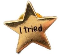 3Pcs i Tried Stars Enamel Pin Creative Pop-Enamel Pin Lapel Badges Brooch Funny Fashion Jewelry Brooches and Pins Funny Badge Brooches Jewelry Accessories Gifts For Friends