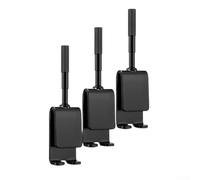 3Pcs Ice Anchor Drill Bit Adapter for Power Drill, Metal Ice Fishing Tent Spike Driver for Winter Shanty, Compatible with Anchors up to 0.39 Inch, Black